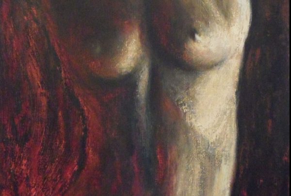 Woman Acryl on canvas willem berkers vrouw